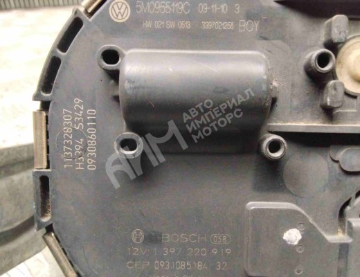 Механизм стеклоочистителя (трапеция дворников) Volkswagen Golf+ V (5M) 2005-2014  Volkswagen Golf Plus Golf+ V (5M) 2005-2014