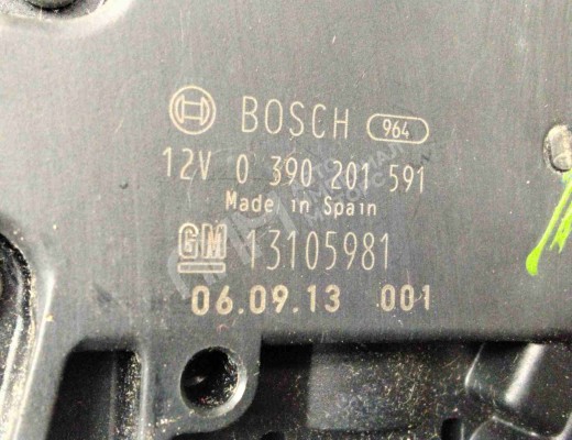 Моторчик заднего стеклоочистителя (дворника) Opel Astra H 2004-2007  Opel Astra Astra H 2004-2007