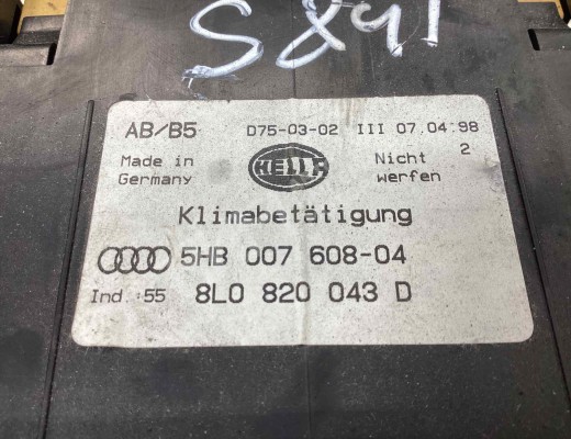 Блок управления печки/климат-контроля Audi A4 B5 (8D) 1994-1999  Audi A4 A4 B5 (8D) 1994-1999