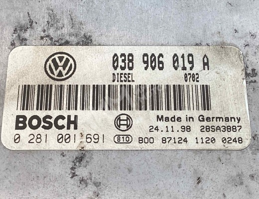 Блок управления двигателем Volkswagen Polo III (6N/6K) 1994-2002  Volkswagen Polo Polo III (6N/6K) 1994-2002