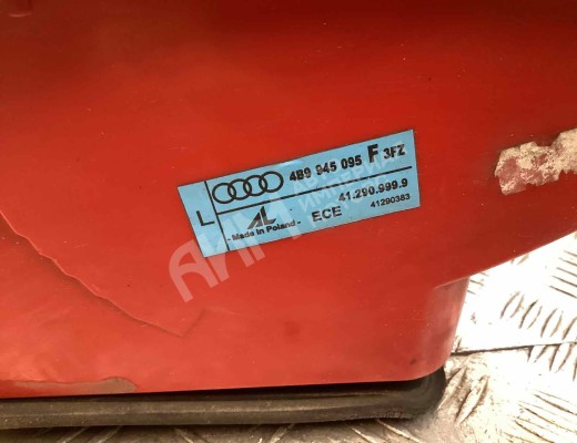 Фонарь задний левый Audi A6 Allroad C5 (4BH) 2000-2005  Audi A6 Allroad A6 Allroad C5 (4BH) 2000-2005