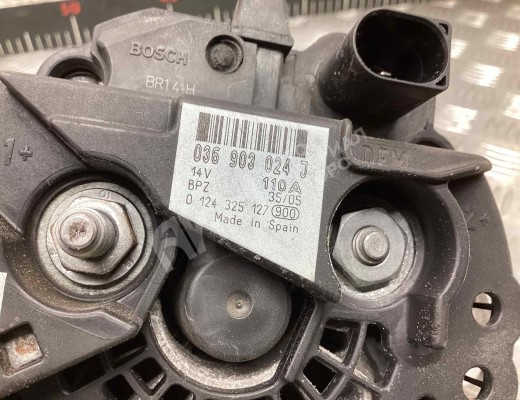 Генератор Volkswagen Golf V (1K) 2004-2009  Volkswagen Golf Golf V (1K) 2004-2009