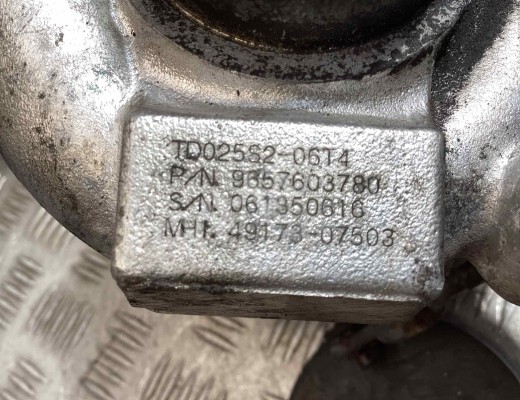 Турбина Peugeot 307 (3A/3H) 2005-2008 рестайлинг  Peugeot 307 307 (3A/3H) 2005-2008 рестайлинг
