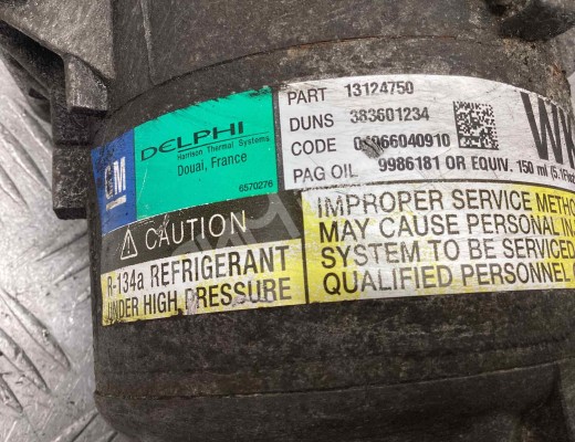 Компрессор кондиционера Opel Astra H 2004-2007  Opel Astra Astra H 2004-2007