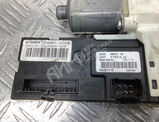 Моторчик стеклоподъемника передний правый Renault Laguna III (X91) 2007-2015  Renault Laguna Laguna III (X91) 2007-2015