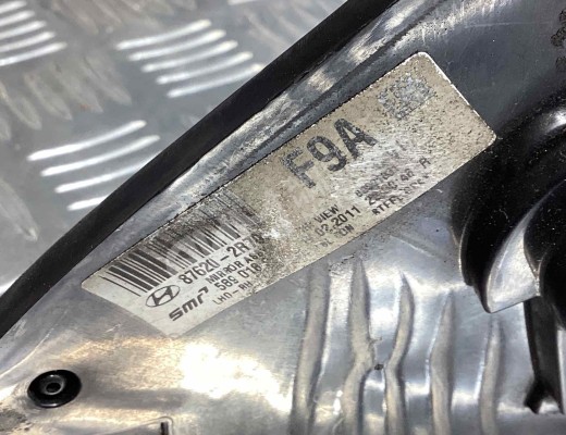 Зеркало наружное правое Hyundai i30 (FD) 2010-2012 рестайлинг  Hyundai i30 i30 (FD) 2010-2012 рестайлинг