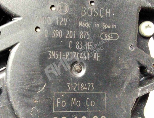 Моторчик заднего стеклоочистителя (дворника) Ford S-Max I (WS) 2006-2015  Ford S-Max S-Max I (WS) 2006-2015