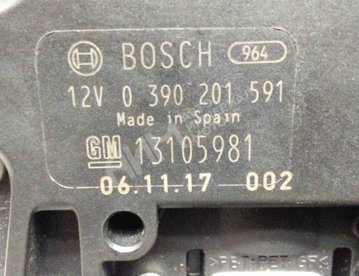 Моторчик заднего стеклоочистителя (дворника) Opel Astra H 2004-2007  Opel Astra Astra H 2004-2007