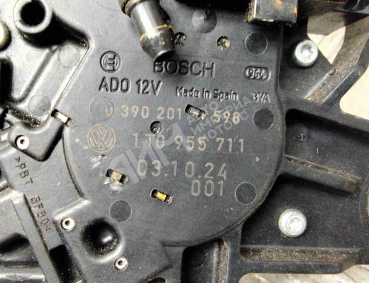 Моторчик заднего стеклоочистителя (дворника) Volkswagen Touran I (1T) 2003-2006  Volkswagen Touran Touran I (1T) 2003-2006
