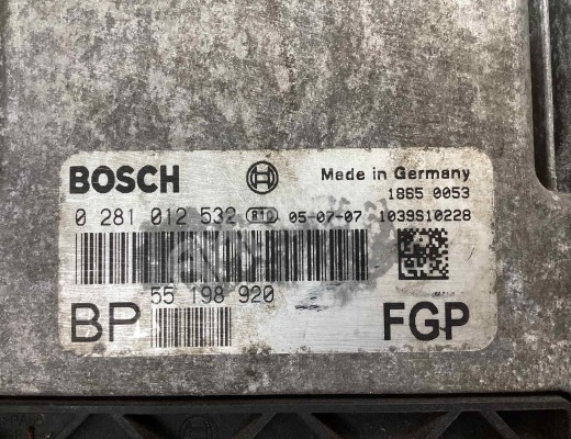 Блок управления двигателем Opel Zafira B 2005-2008  Opel Zafira Zafira B 2005-2008
