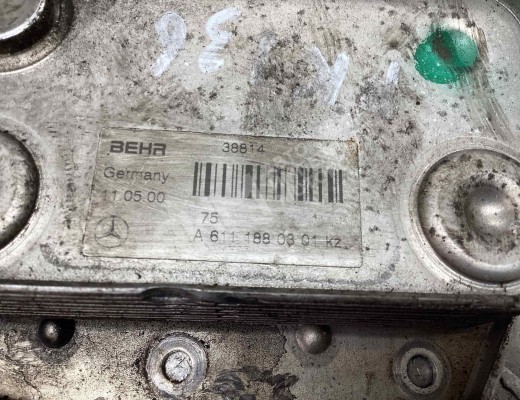 Теплообменник масляного фильтра Mercedes Sprinter I (W901-905) 1995-2006  Mercedes Sprinter Sprinter I (W901-905) 1995-2006